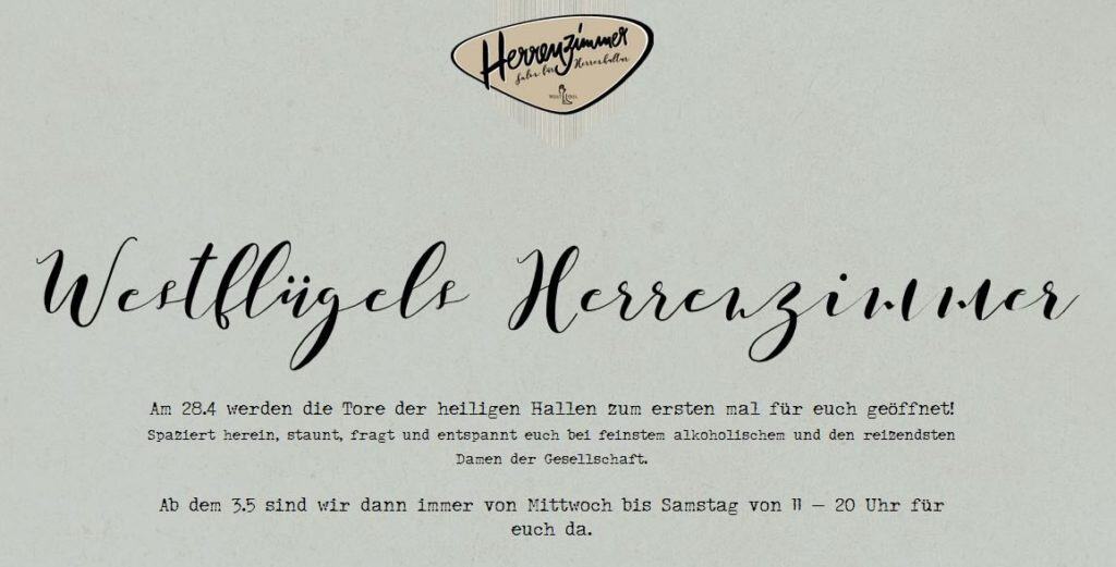 Herrenzimmer2 Öffnungszeiten Westflügels Herrenzimmer
