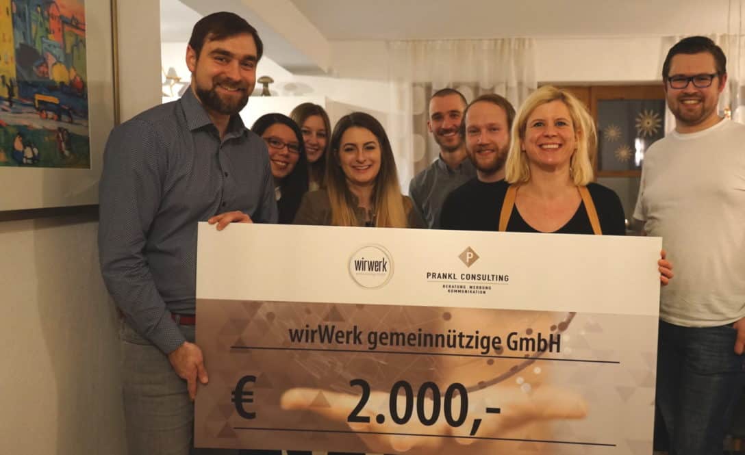 wirWerk Geldspende