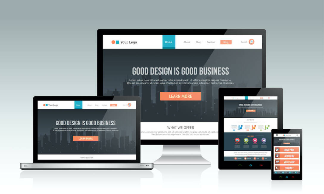 Webdesign Agentur München Header Beispiel