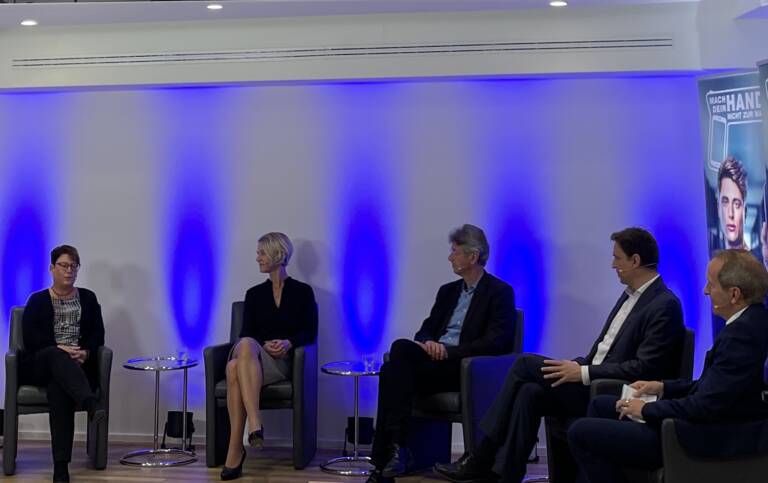 Talkrunde im Presseclub mit dem Justizminister